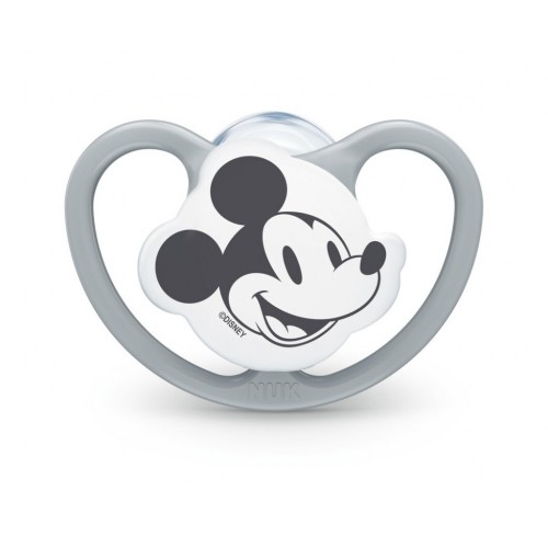 NUK Space Disney Mickey & Minnie 6-18M Silicone Pacifier 1P. 10736750 4008600402183