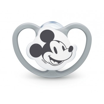 NUK Space Disney Mickey & Minnie 6-18M Silicone Pacifier 1P. 10736750 4008600402183