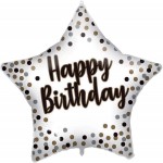 PROCOS White Gold Birthday Foil 46 Cm 092417 5201184924174