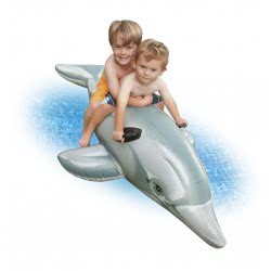INTEX Ζώα Φουσκωτά Lil'dolphin Ride On 58535 6941057455358