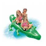 INTEX Φουσκωτός Μεγάλος Κροκόδειλος Giant Gator Ride-On 203X114εκ 58562 6941057458564