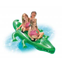 INTEX ΖΩΑ ΦΟΥΣΚΩΤΑ ΜΕΓΑΛΟΣ ΚΡΟΚΟΔΕΙΛΟΣ Giant Gator Ride-On 58562 6941057458564