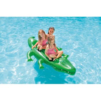 INTEX Φουσκωτός Μεγάλος Κροκόδειλος Giant Gator Ride-On 203X114εκ 58562 6941057458564