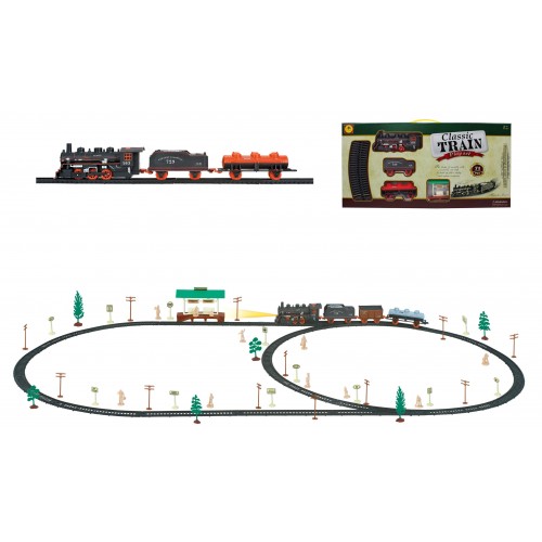Toys-shop Choice B/O Τρένο Σιδηρόδρομος Σετ Με Φώτα JB049012 6990416490127