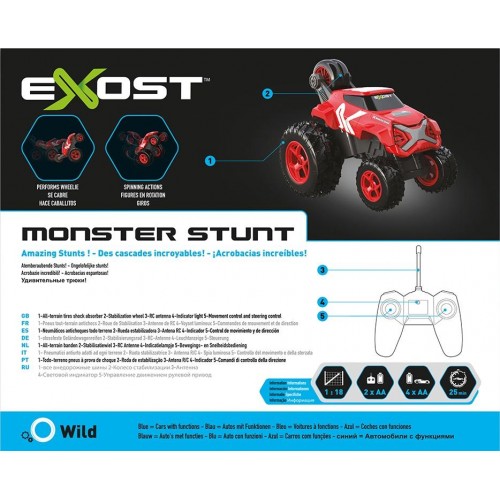 Exost Τηλεκατευθυνομενο Αυτοκινητο Monster Stunt 7530-20241 4891813202417
