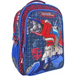 Diakakis imports Τσαντα Πλατης Δημοτικου 32X18x43 3Θηκες Transformers Optimus Prime 000483205 5205698542107