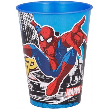 Stor Plastic Glass Spiderman 260Ml B51307 8412497513079