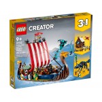 LEGO Creator Πλοίο Βίκινγκ Και Το Ερπετό Μίντγκαρντ 31132 5702017153230