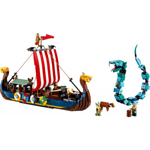 LEGO Creator Viking Ship And The Midgard Serpent 31132 5702017153230