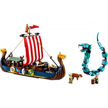 LEGO Creator Viking Ship And The Midgard Serpent 31132 5702017153230
