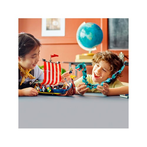 LEGO Creator Πλοίο Βίκινγκ Και Το Ερπετό Μίντγκαρντ 31132 5702017153230