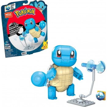 MEGA Pokemon Build And Show Squirtle, Building Set With 199 Bricks Special Pieces GKY95 / GYH00 887961971538