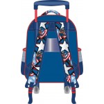 Diakakis imports Τσάντα Τρόλλευ Νηπίου 27Χ10χ31 2 Θήκες Captain America 000506023 5205698551475