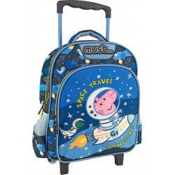 Diakakis imports Τσάντα Τρόλλευ Νηπίου 27Χ10χ31 2 Θήκες George Space Travel 000482699 5205698551437