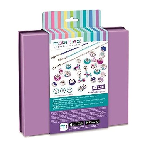 Make It Real Jewellery Making Sets For Children, Halo Charms Bracelets True Blue 1721 695929017217