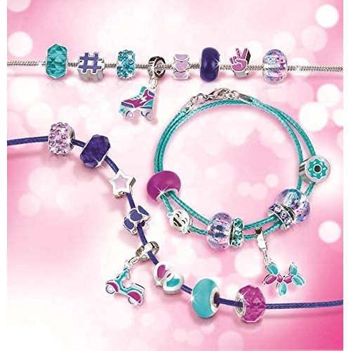 Make It Real Jewellery Making Sets For Children, Halo Charms Bracelets True Blue 1721 695929017217
