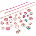 Make It Real Jewellery Making Sets For Children Halo Charms Bracelets Think Pink 1722 695929017224