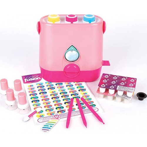 Make It Real Color Fusion Polish Designer, Diy, Creative Kit Designs Yourself, Childrens Nail Varnish Water-Based 2561 695929025