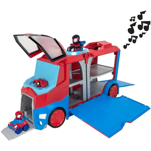 Jazwares Spidey - Vehicle Transporter + 2 Minis 35cm with Sound and Light SNF0051 191726409731