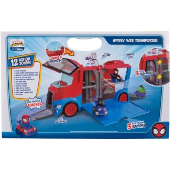 Jazwares Spidey - Vehicle Transporter + 2 Minis 35cm with Sound and Light SNF0051 191726409731