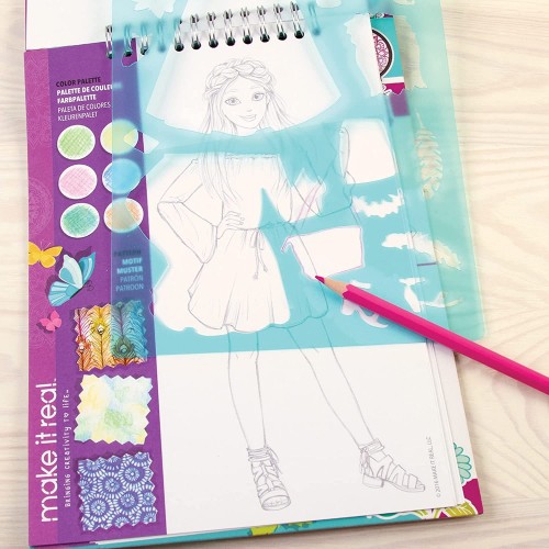 Make It Real Fashion Design Sketchbook Blooming Creativity 3202 695929032029