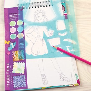 Make It Real Fashion Design Sketchbook Blooming Creativity 3202 695929032029
