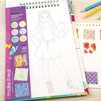 Make It Real Fashion Design Sketchbook Blooming Creativity 3202 695929032029