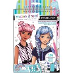 Make It Real Fashion Design Sketchbook: Pastel Pop.  3205 695929032050