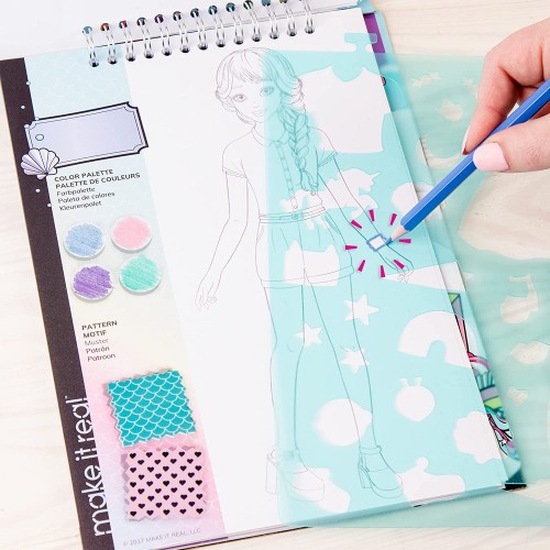 Make It Real Fashion Design Sketchbook: Pastel Pop.  3205 695929032050