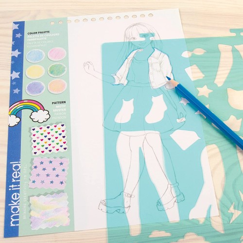 Make It Real Fashion Design Sketchbook Digital Dream 3203 695929032036