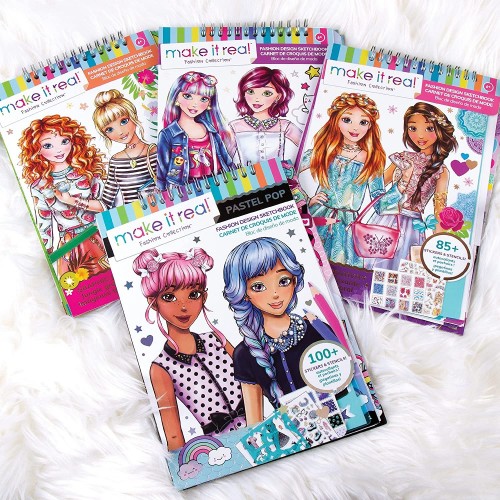 Make It Real Fashion Design Sketchbook Digital Dream 3203 695929032036