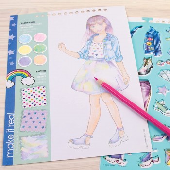 Make It Real Fashion Design Sketchbook Digital Dream 3203 695929032036