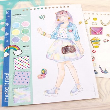 Make It Real Fashion Design Sketchbook Digital Dream 3203 695929032036