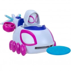 Jazwares Spidey - Φιγούρα 5cm με όχημα W1 - Ghost-Spider JWS00007 191726398523