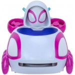 Jazwares Spidey - Figure 5cm with Vehicle W1 - Ghost-Spider JWS00007 191726398523