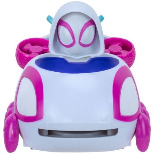 Jazwares Spidey - Figure 5cm with Vehicle W1 - Ghost-Spider JWS00007 191726398523