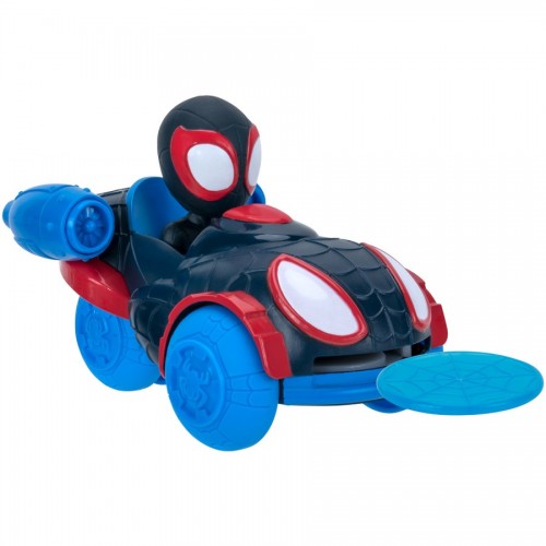 Jazwares Spidey - Φιγούρα 5cm με όχημα W1 - Miles Morales Spider-Man JWS00007 191726398530