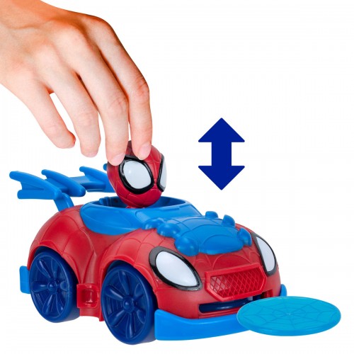 Jazwares Spidey - Figure 5Cm With Vehicle W1 - Spidey JWS00007 191726398516