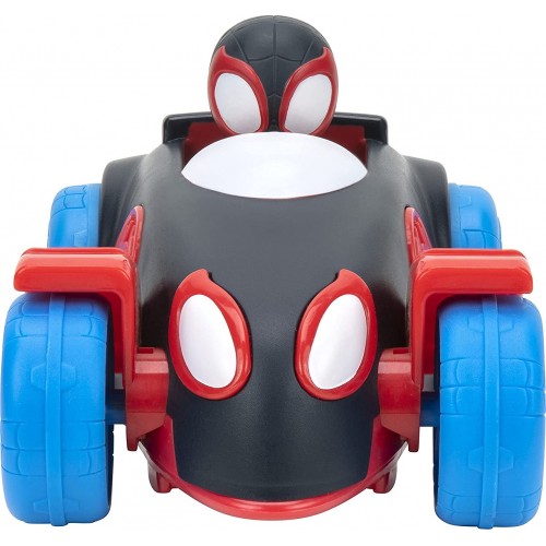 Jazwares Spidey - Pullback Όχημα 15Cm Με Φιγούρα W1 - Webbed Wheelies Miles Morales Spider-Man, Red And Black JWS00014-A / 2 191