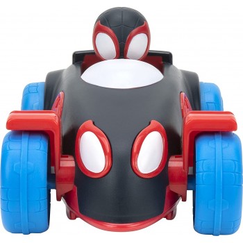 Jazwares Spidey - Pullback Όχημα 15Cm Με Φιγούρα W1 - Webbed Wheelies Miles Morales Spider-Man, Red And Black JWS00014-A / 2 191
