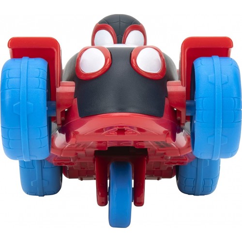 Jazwares Spidey - Pullback Όχημα 15Cm Με Φιγούρα W1 - Webbed Wheelies Miles Morales Spider-Man, Red And Black JWS00014-A / 2 191