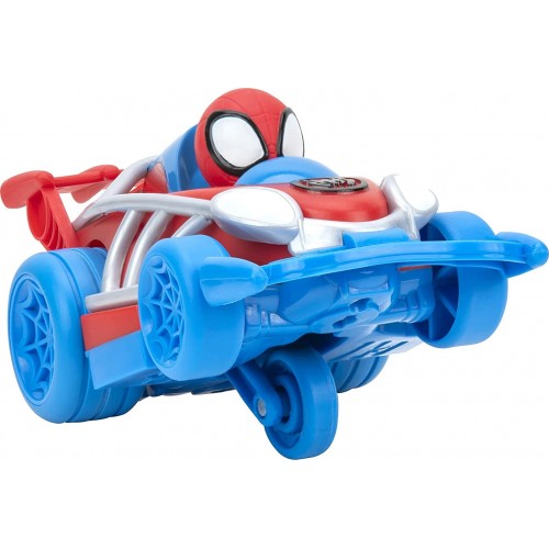Jazwares Spidey And His Amazing Friends Webbed Wheelie Pull Back Vehicle Built Super Hero-Toys JWS00014-A / 1 191726398585