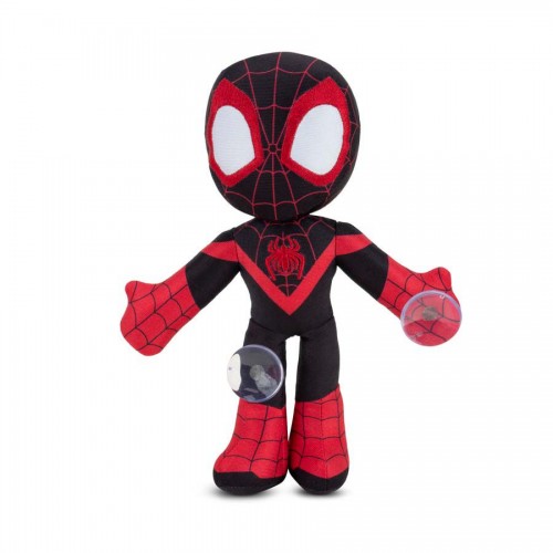 Jazwares Spidey - Plush 23Cm - Web Clingers Miles Morales Spider-Man JWS00034 / 1 191726407621