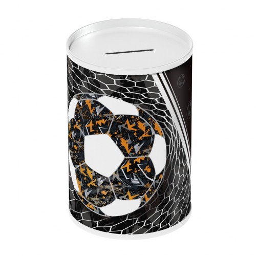 Diakakis imports Κουμπαράς Μεταλλικός σε 4 Σχέδια (True Football, Play More, My Cute Girl, Butterfly) - 1 τμχ 000584639 52056985