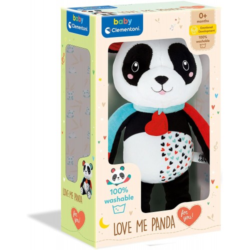 Clementoni Love me Panda Βρεφικό Χνουδωτό Πάντα Δραστηριοτήτων 1000-17656 8005125176564