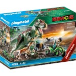 Playmobil Dinos Η Επίθεση Του Δεινοσαύρου T-Rex 71183 4008789711830