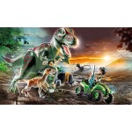 Playmobil Dinos T-Rex Attack With Raptor And Quad, Toy For Children Ages 4+ 71183 4008789711830