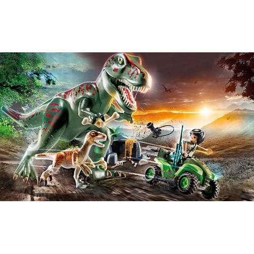 Playmobil Dinos Η Επίθεση Του Δεινοσαύρου T-Rex 71183 4008789711830