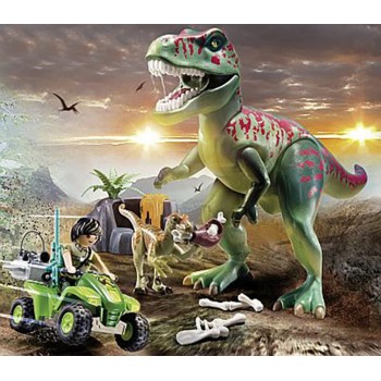 Playmobil Dinos Η Επίθεση Του Δεινοσαύρου T-Rex 71183 4008789711830