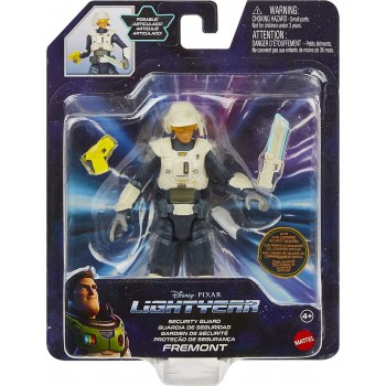 Mattel Disney Pixar Lightyear Security Guard Fremont 5 Inch Authentic Action Figure 12 Posable Joints HHJ78 / HHJ84 194735069057